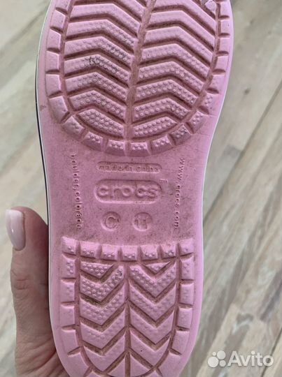 Crocs на девочку. Размер С11. Состояние хорошее