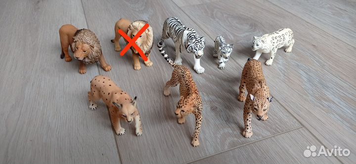 Фигурки Schleich(семейство кошачьих)