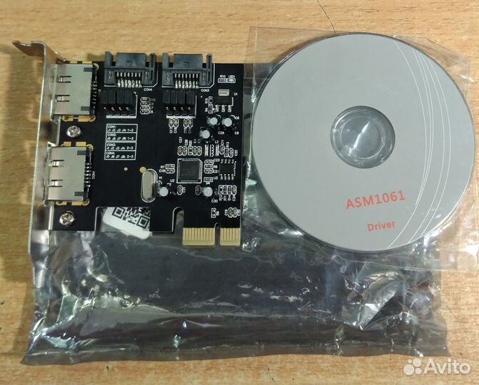 Контроллер, плата расширения pcie до SATA3.0