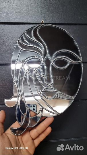 Зеркало настенное. Винтаж. Антиквариат