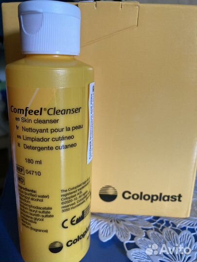 Очиститель для кожи, защитный крем coloplast