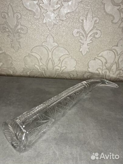 Хрустальная посуда рог