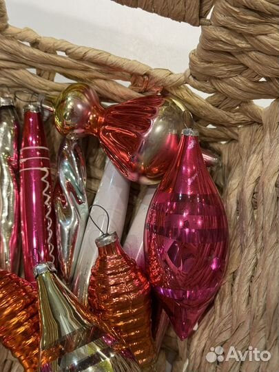 Елочные игрушки СССР сосульки олним лотом