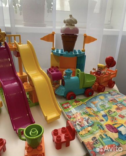 Lego duplo 10840 парк + 10867 еще детали