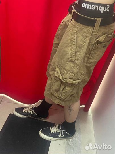 Шорты карго широкие кэжуал