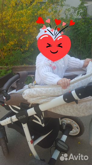 Коляска 2 в 1 бу