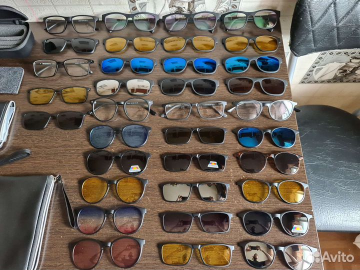 Очки со сменными клипонами (насадками)