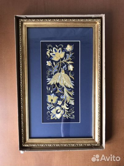 Новое панно «Радость» торжские золотошвеи, Картина