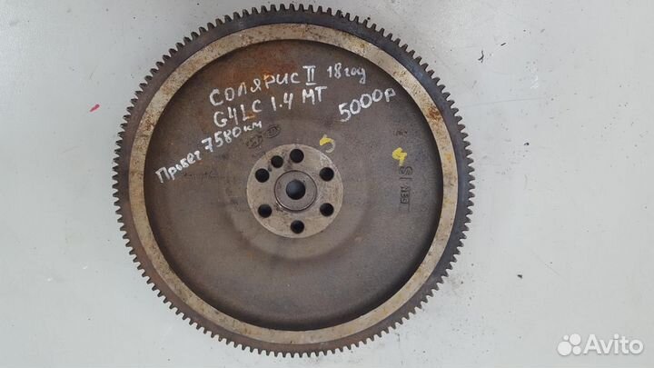 Маховик Hyundai Solaris 2 HCR G4FA 1.4Л 2017