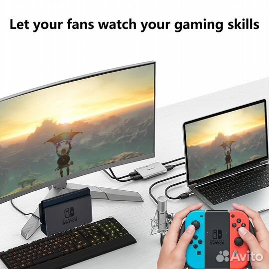 Карта видеозахвата потокового видео Eswirepro 4K