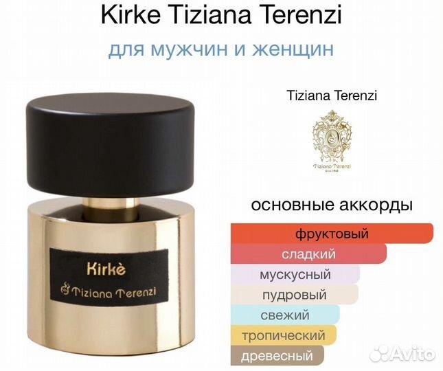 Духи Tiziana Terenzi Kirke