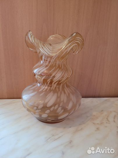 Ваза СССР стеклянная