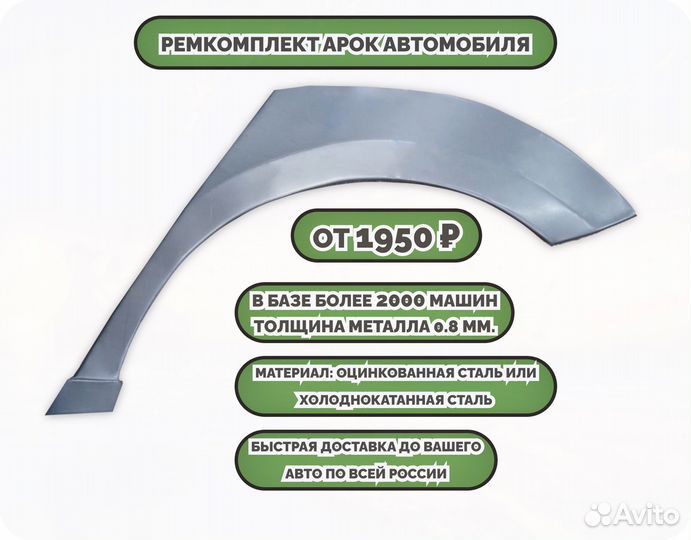 Ремонтные арки на автомобиль