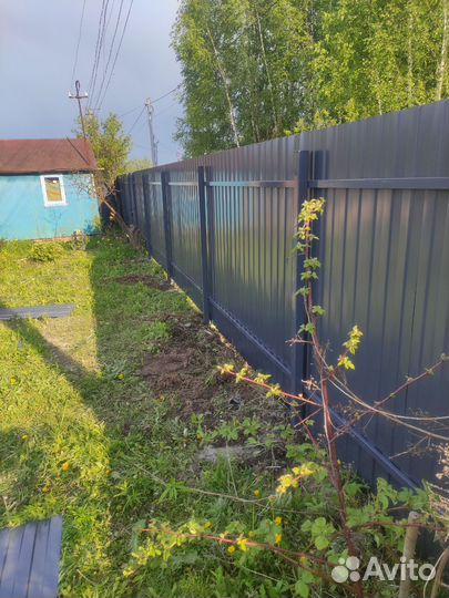 Заборы из профнастила