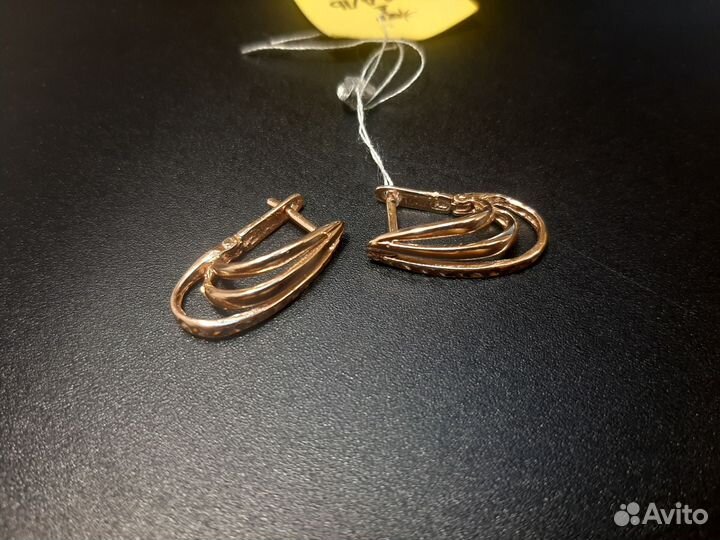 Золотые серьги(бм