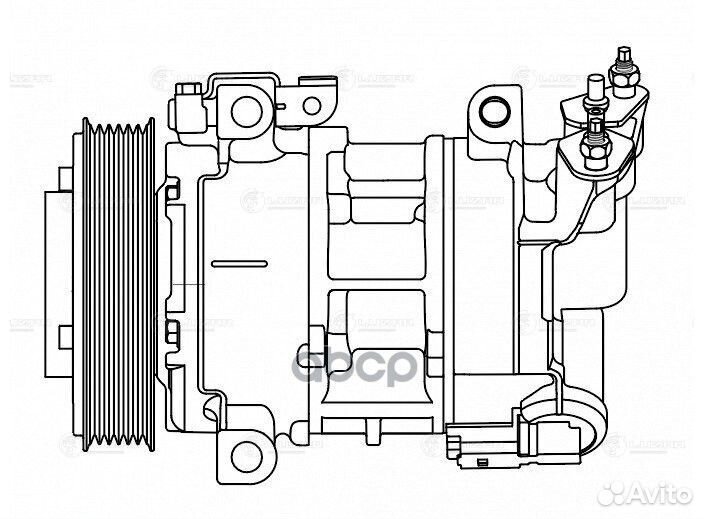 Компрессор кондиц. для ам Citroen C4 (04),Peugeot