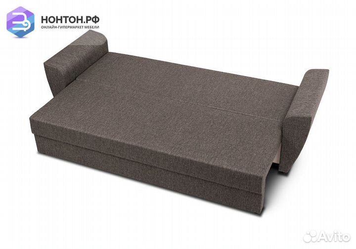 Диван еврокнижка Амстердам светло-коричневый