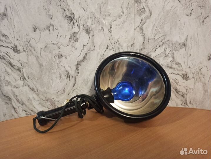 Синяя лампа для прогревания