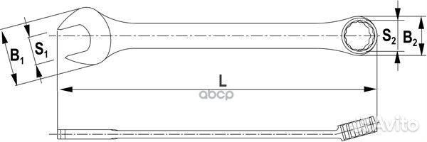 Набор ключей комбинированных в сумке 10-32 мм. 14