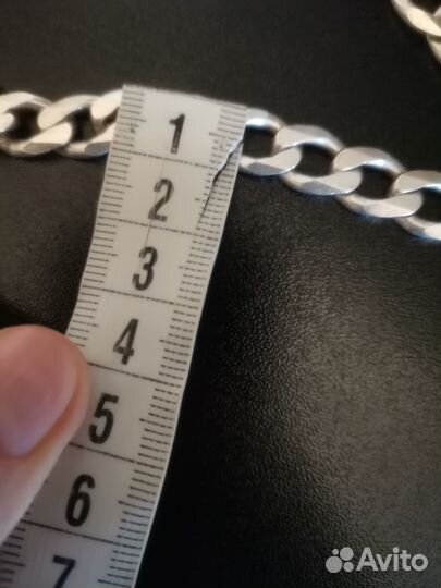 Мужская серебряная цепь