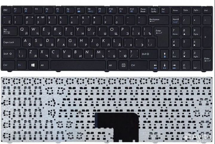 Клавиатура DNS Pegatron C15 C15B C17A Dexp C17B бу