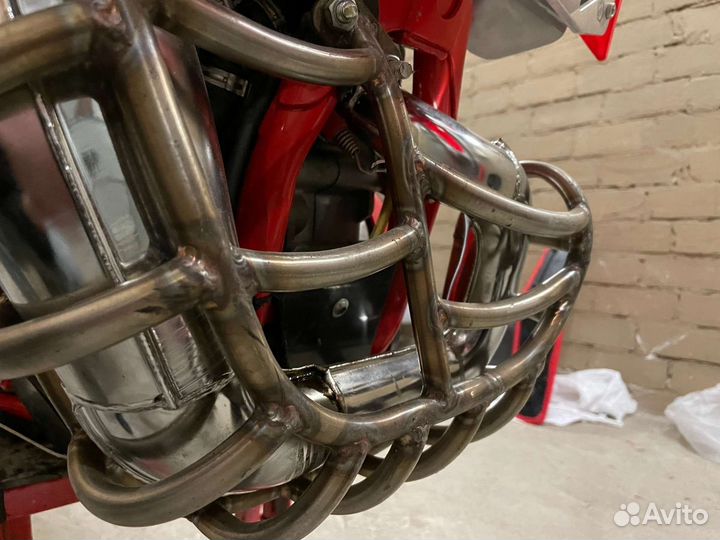 Защита резонатора мотоцикла beta x-trainer.клетка