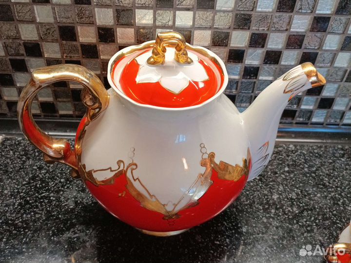 Чайник заварочный фарфоровый СССР
