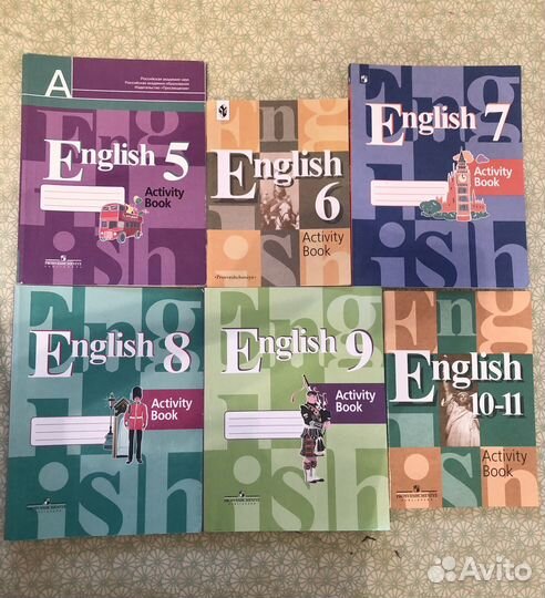 Анг.яз 5 класс рабочая тетрадь к уч. В.П.Кузовлева