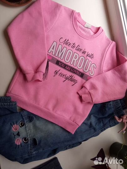 Вещи пакетом на девочку 3-6 лет 9 вещей