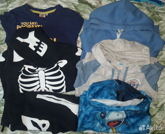 Вещи пакетом на мальчика110/116 размер