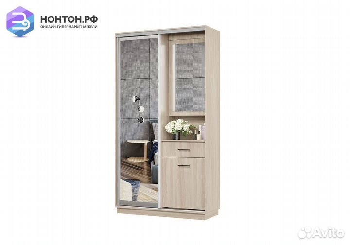 Прихожая-купе Мэн ясень шимо светлый