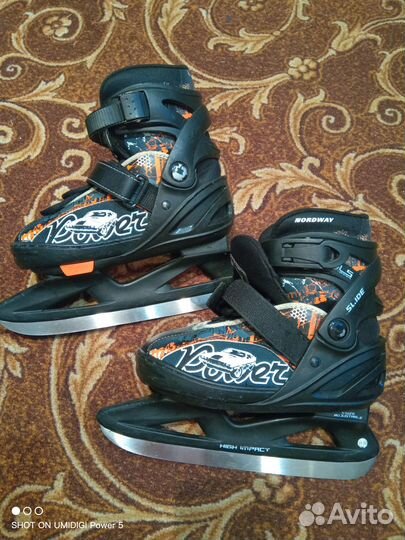 Детские коньки раздвижные р.31-35