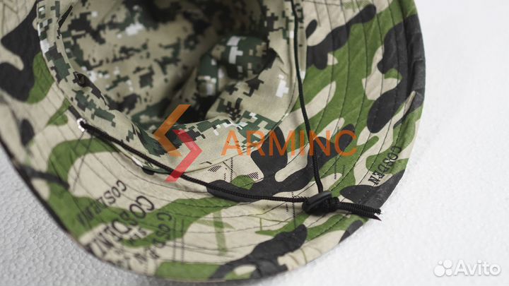 Панама с широкими полями камуфляж 00085