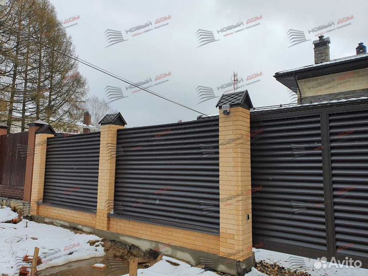 Забор жалюзи еврозабор