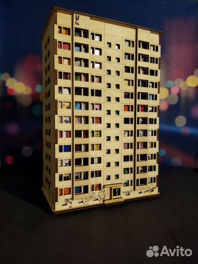 Ночник панелька граффити