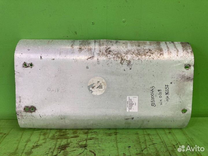 Защита резонатора (бочки) глушителя MAN TGA