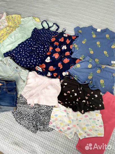 Вещи летние для девочки 98
