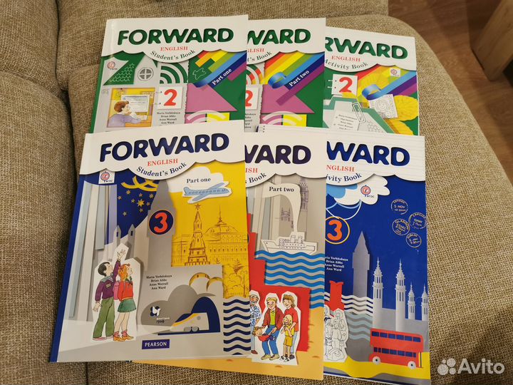Комплекты учебников Forward 2 и 3 класс