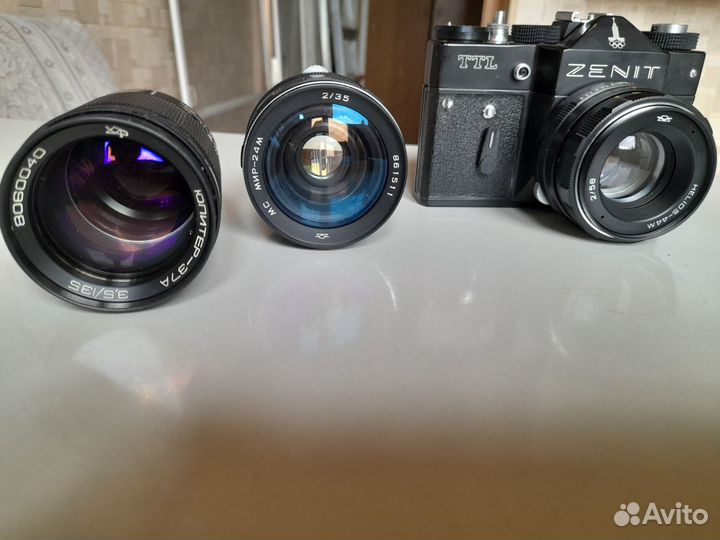 Фотоаппарат Зенит TTL, с обьективами