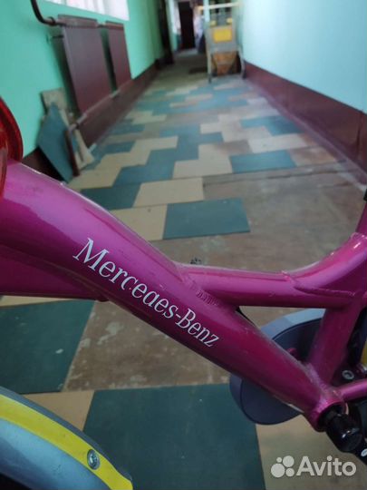 Mercedes benz Детский велосипед для девочки 16