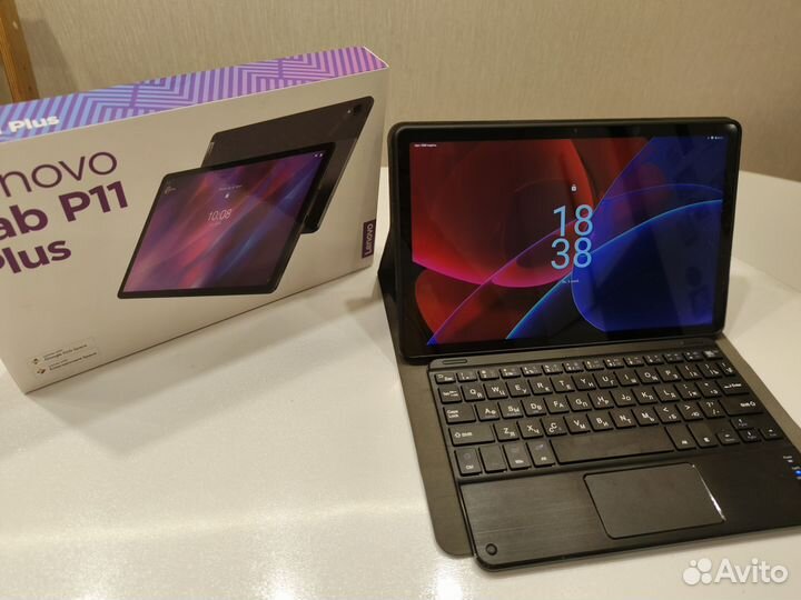 Планшет Lenovo Tab p11 plus LTE + чехол клавиатура