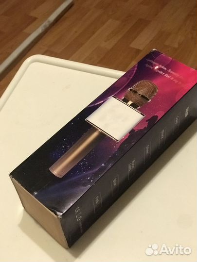 Караоке микрофон с колонкой новый