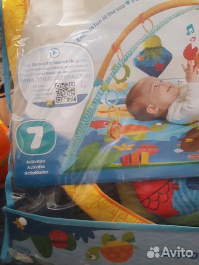 Развивающий коврик tiny love новый