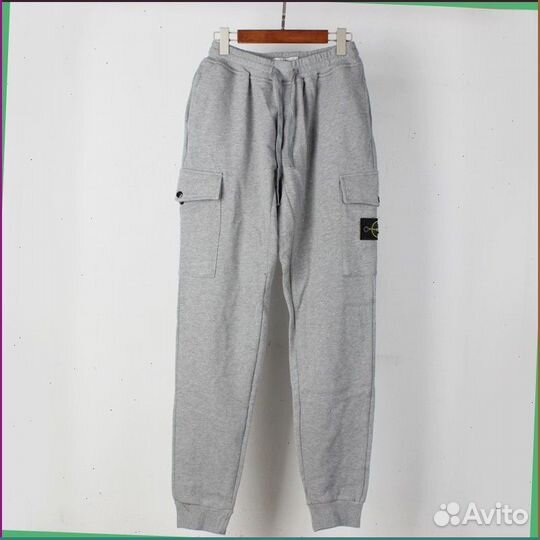 Спортивные широкие штаны карго Stone Island (s - xxl)