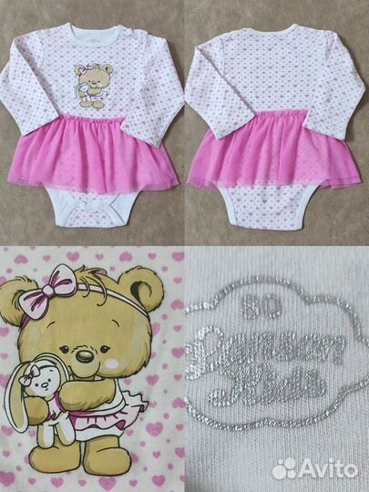 Платья - боди, 80-86 см