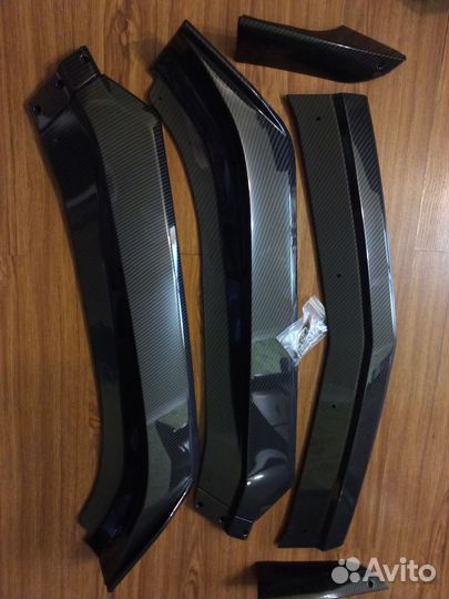 Губа на бампер shevrolet camaro ss