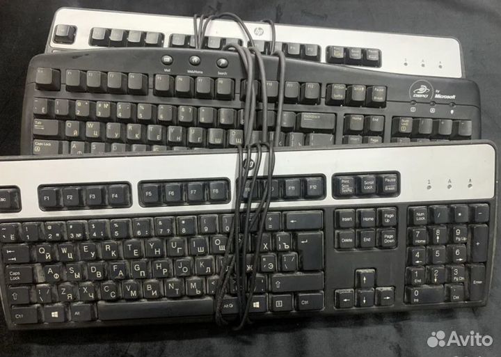 Клавиатуры ps/2 бу в ассортименте