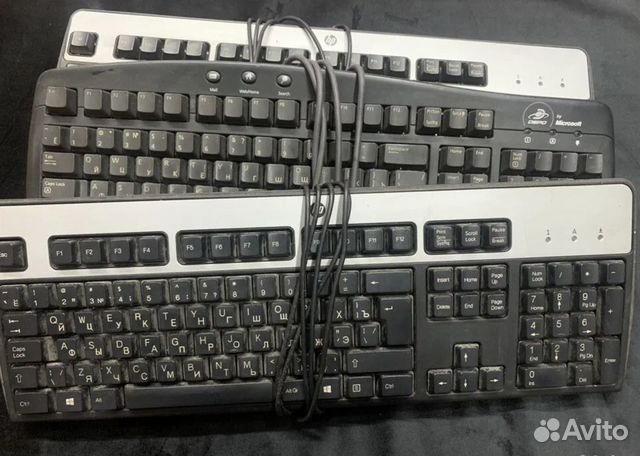 Клавиатуры ps/2 бу в ассортименте