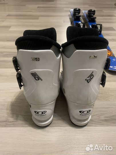 Горные лыжи детские 100 ботнки 20