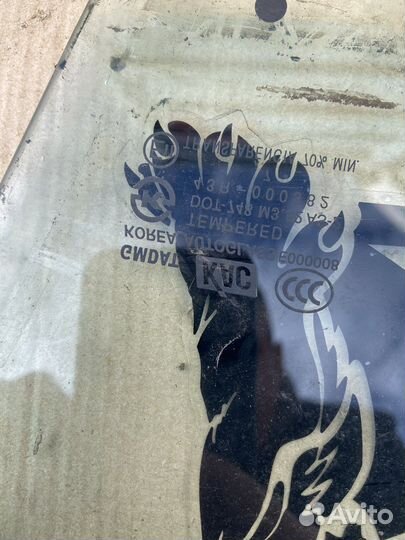 Стекло двери передней правой Chevrolet Lacetti